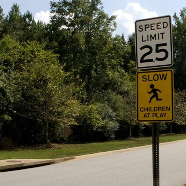 High-speed signage